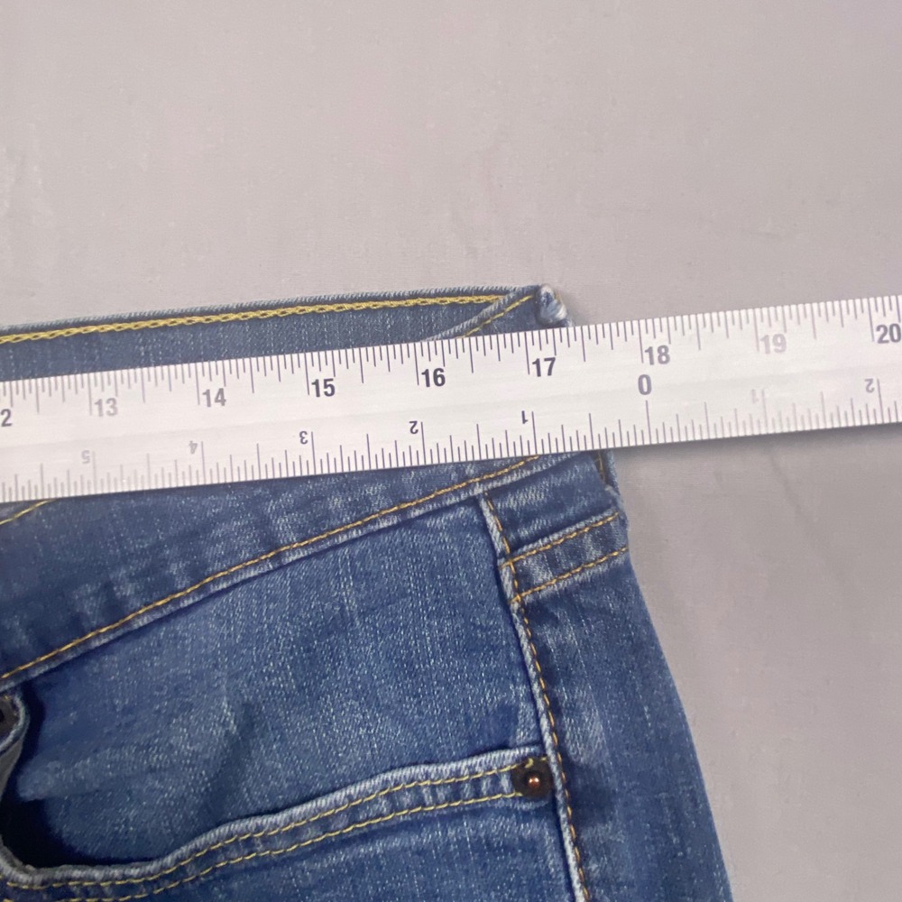 Levi Strauss & Co 518 Straight Jeans Mens 36x32 (Fits 34x30)Blue Denim Casual - Picture 13 of 16